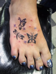 Foot Tattoo Designs for Men and Women
