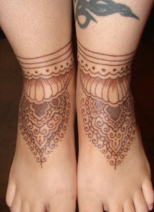 Heena Foot Tattoo Designs