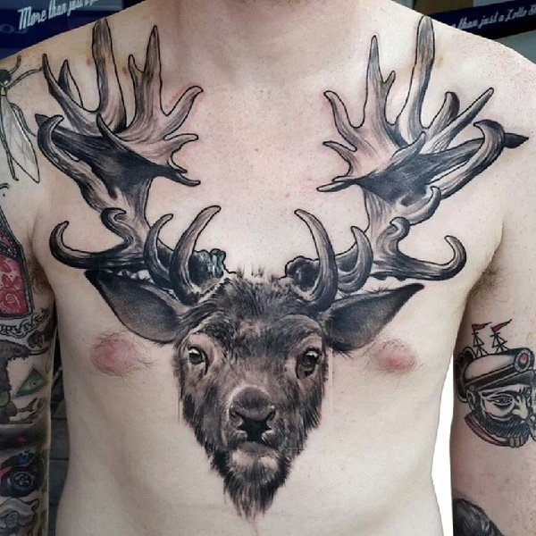 Deer Tattoo for Men