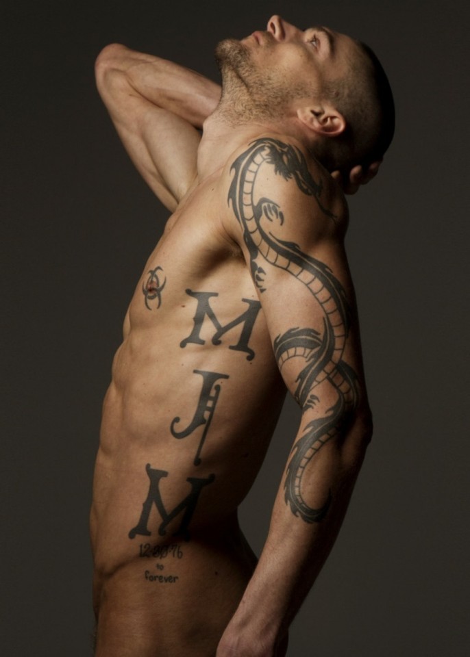 Arm Stars Tattoo for Men