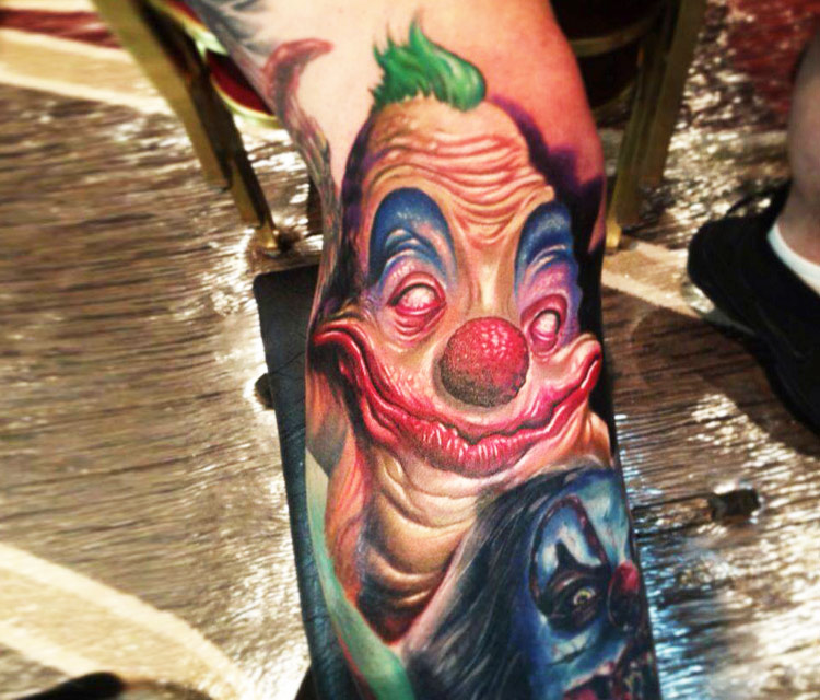 Best clown tattoo 2015
