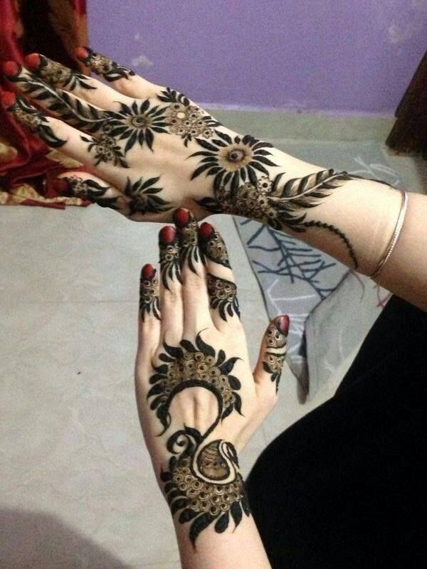 Eid Tattoo Mahndi Design on Hand