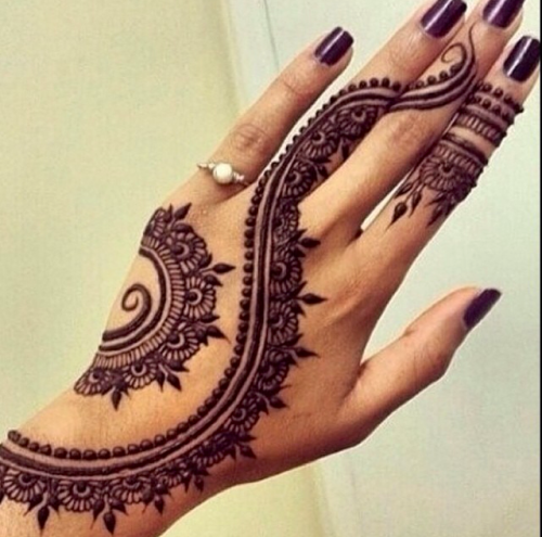 Heena Hand tattoo design mehndi 2015