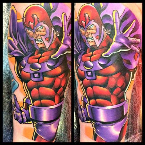 Magneto tattoo large