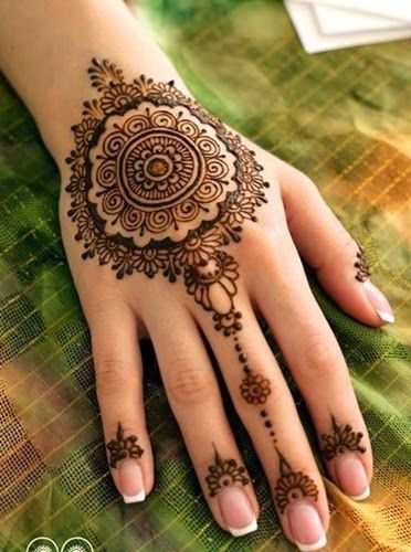 Mehndi Tattoo Designs for Girls and bride