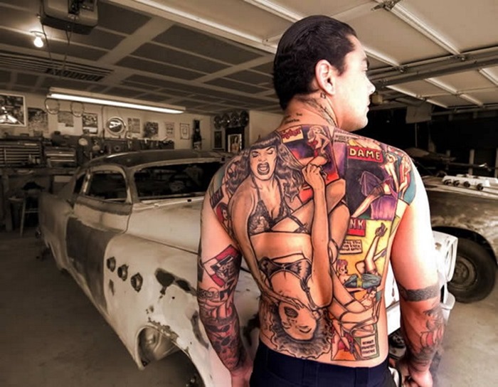 Really Cool Full-Back Tattoos for Men