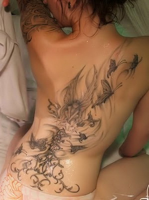 Sexy Back Tattoo for Women