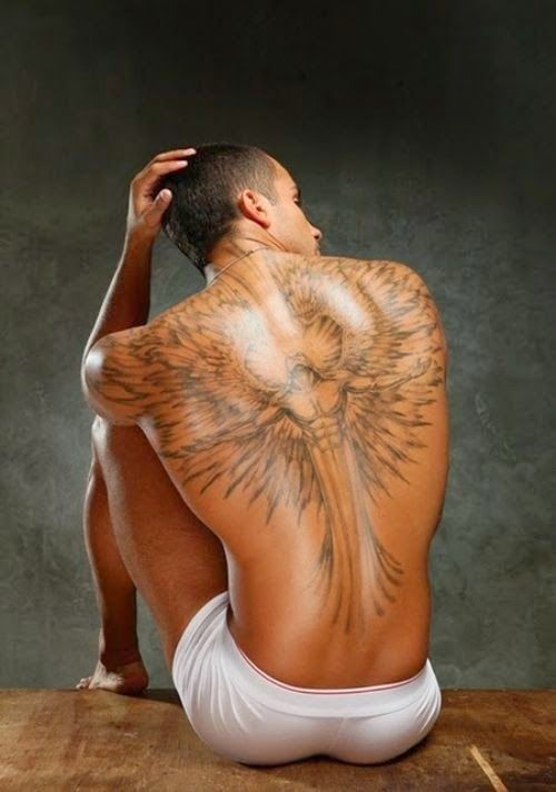 Upper back Tattoo Designs for Men in 2015