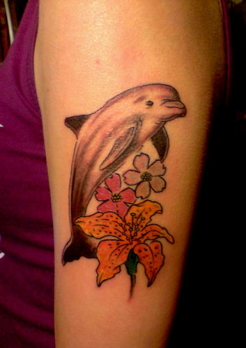 Best Dolphin Tattoo Design 2015