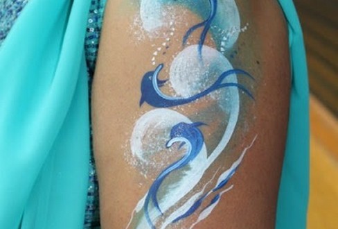 Best hand dolphin Tattoo Design 2015