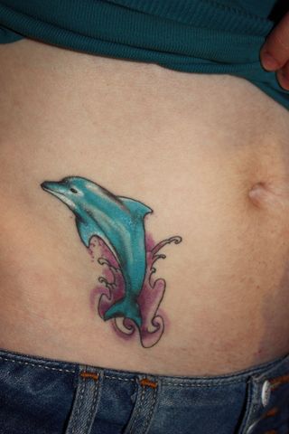 Best man Dolphin Tattoo Design 2015