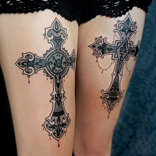 Cross tattoos designs ideas men women best 2015
