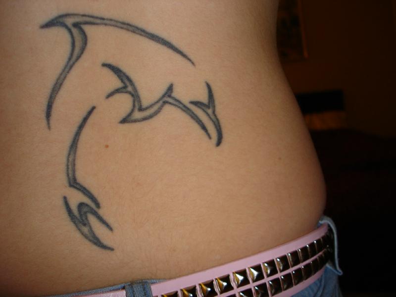 Dolphin Tribal Tattoo