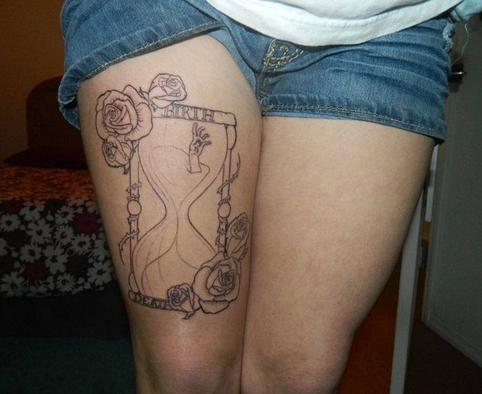 Thigh Tattoo Designs and Ideas for Women