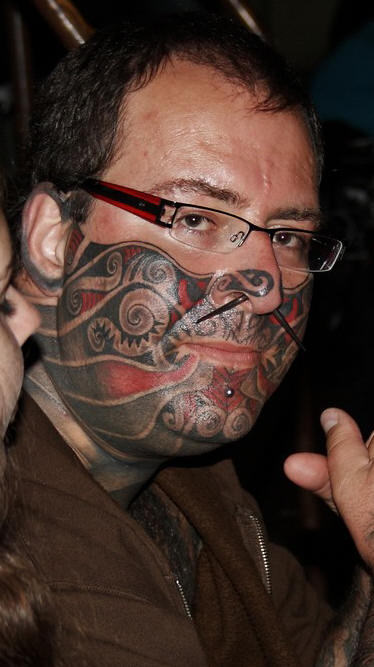 Face tattoo 2015