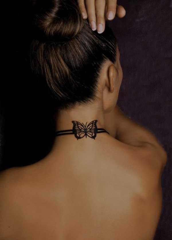Small-Butterfly-Tattoo-on-neck