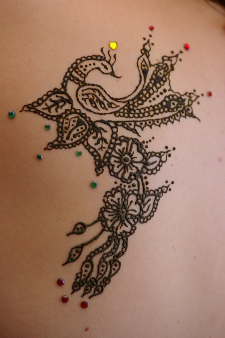 henna-tree-frog-tattoo-arm-designs-Thigh