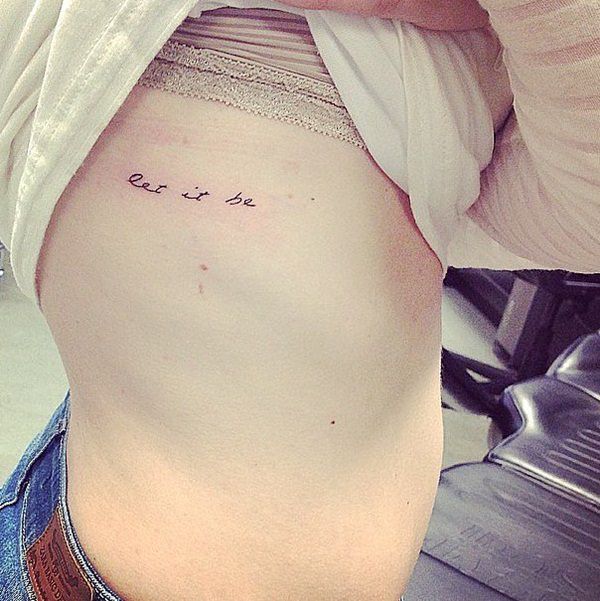 small tattoo ideas for girls- writing