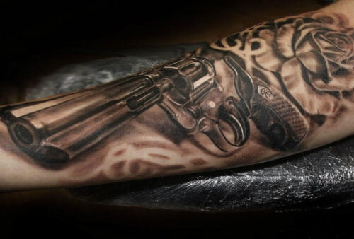 60 Unique Gun Tattoo Designs